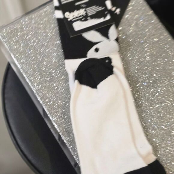 PLAYBOY Black and White Socks - Picture 5 of 5